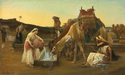 Rebecca and Eliezer by Alexandre Cabanel